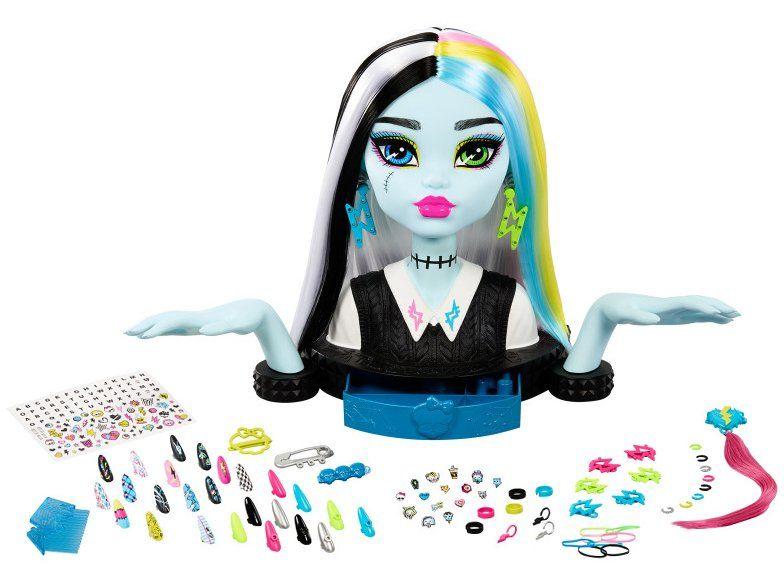 Busto Monster High Frankie Stein P/ Penteados HRP71 - Mattel